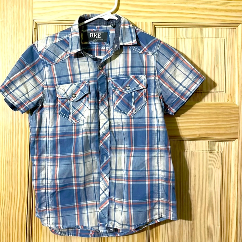 Bke boys button up shirt